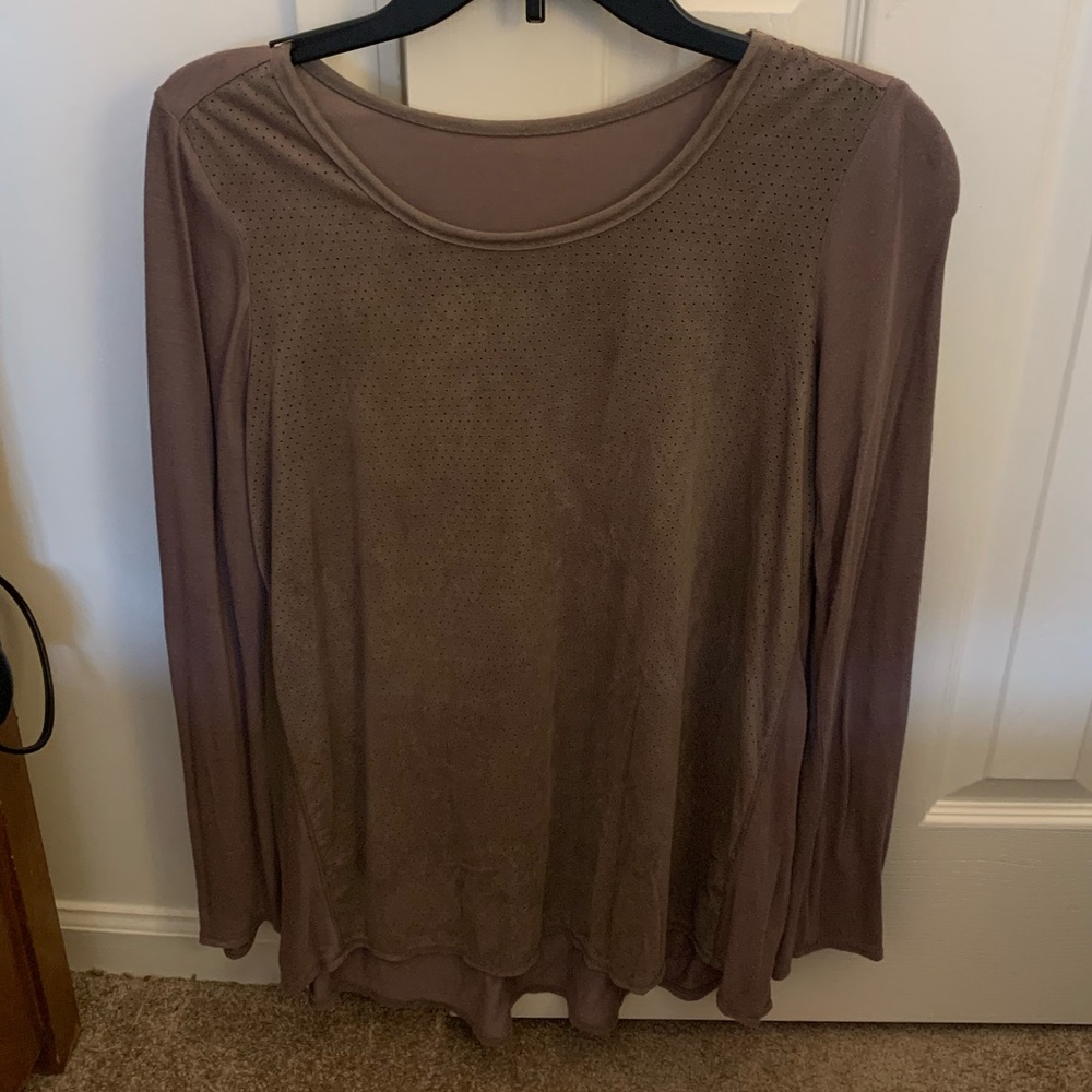 Cute soft long sleeve tee🤎